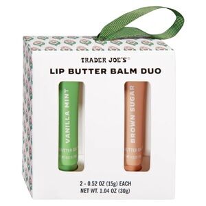 $14❤️‍🔥 Trader Joe’s Vanilla Mint & Brown Sugar Lip Butter Balm Duo NEW IN BOX